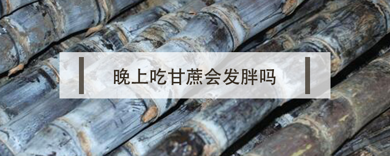 晚上吃甘蔗會(huì)發(fā)胖嗎