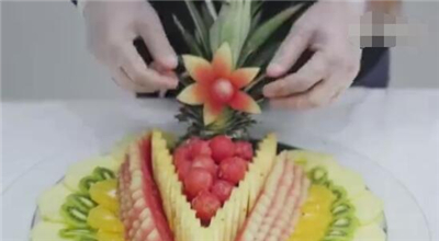 花式水果拼盤做法步驟 制作花式水果拼盤（圖文