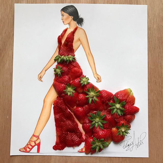 極具創意水果拼盤圖片 優雅美麗的水果拼盤