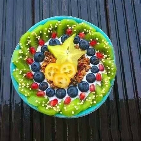 清涼夏日水果拼盤圖片,夏日水果拼盤的打開方式