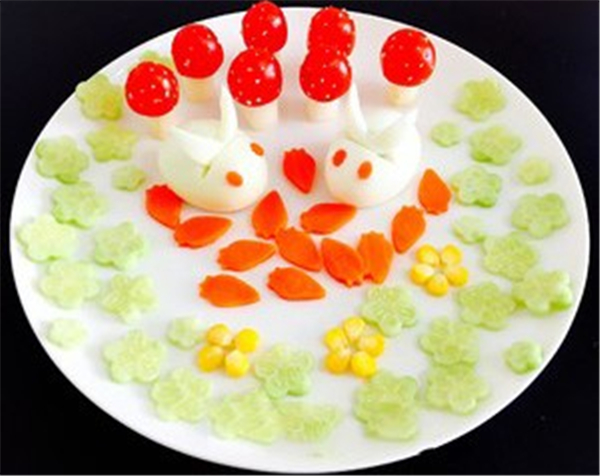 幼兒親子水果拼盤圖片及做法 大家覺得誰做的最有創意呢