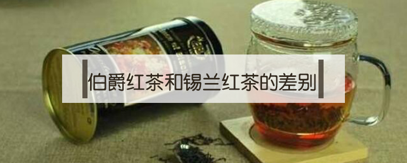 伯爵紅茶和錫蘭紅茶的差別
