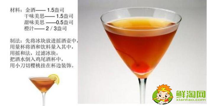 世界25款經典雞尾酒，最適合女性喝的雞尾酒