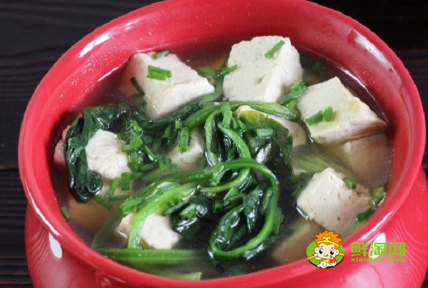 家常豆腐湯菠菜怎么做好喝,科學證實豆腐菠菜可以一起吃很好吃!