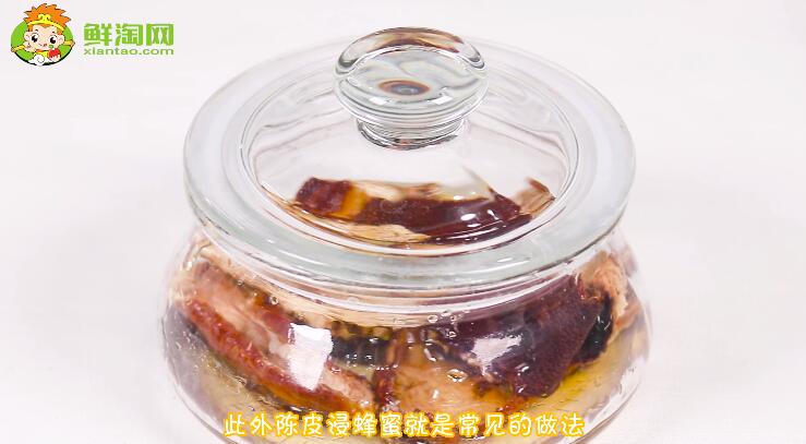 陳皮能不能泡在蜂蜜里