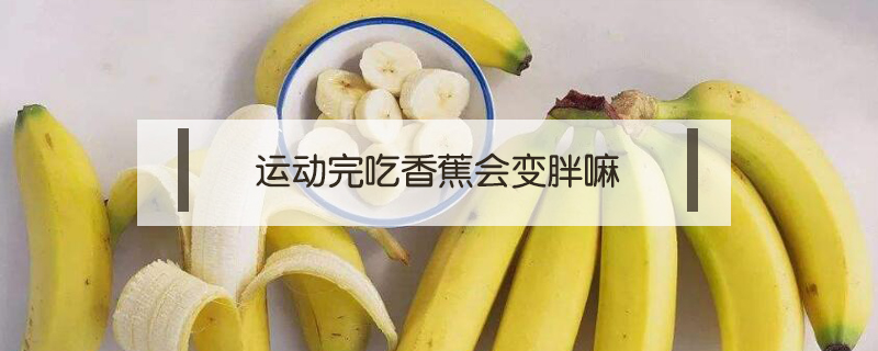 運(yùn)動(dòng)完吃香蕉會(huì)變胖嘛