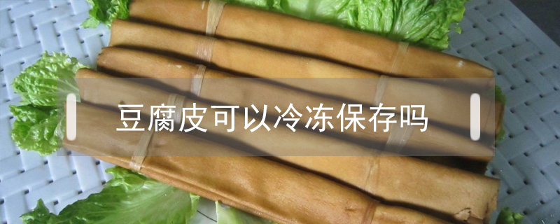 豆腐皮可以冷凍保存嗎